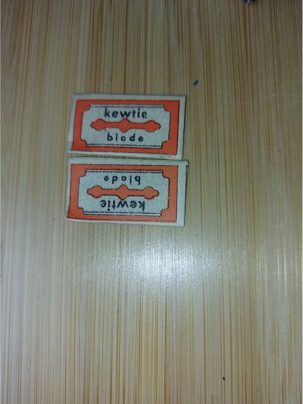 Kewtie miniature safety razor set